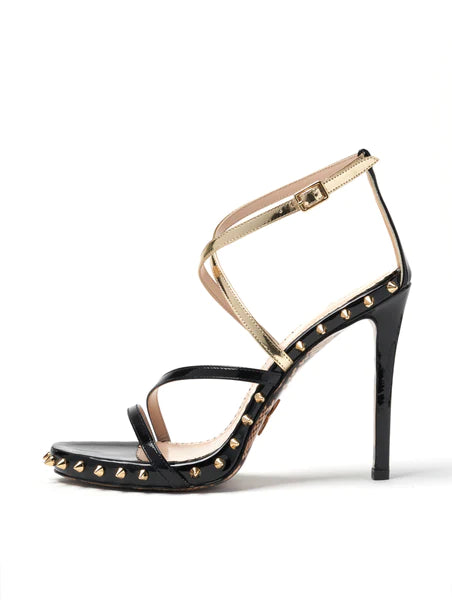 Black Patent Staci Sandal