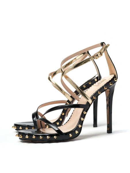 Black Patent Staci Sandal