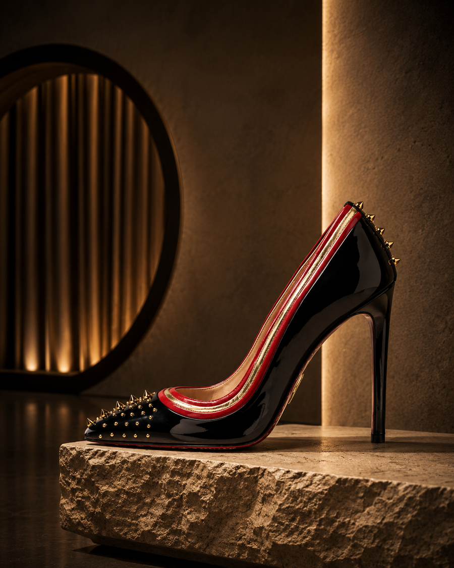 Black Patent Martina Pump
